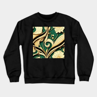 Art Nouveau floral pattern, model 16 Crewneck Sweatshirt